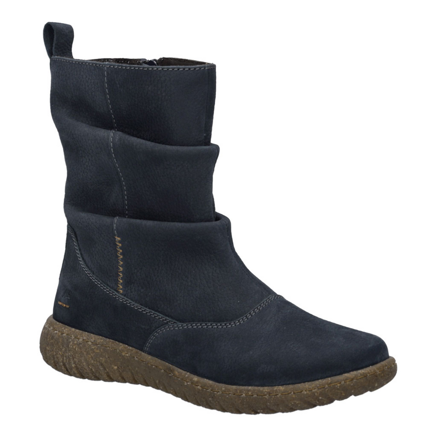 Josef Seibel Angelina 08 Blue Suede Boots