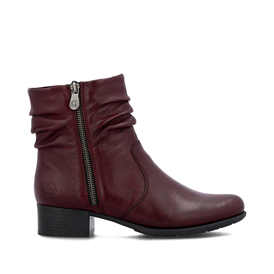 Rieker 78656-35 Womens Red Boots