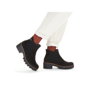 Rieker 79265-00 Womens Black Boots