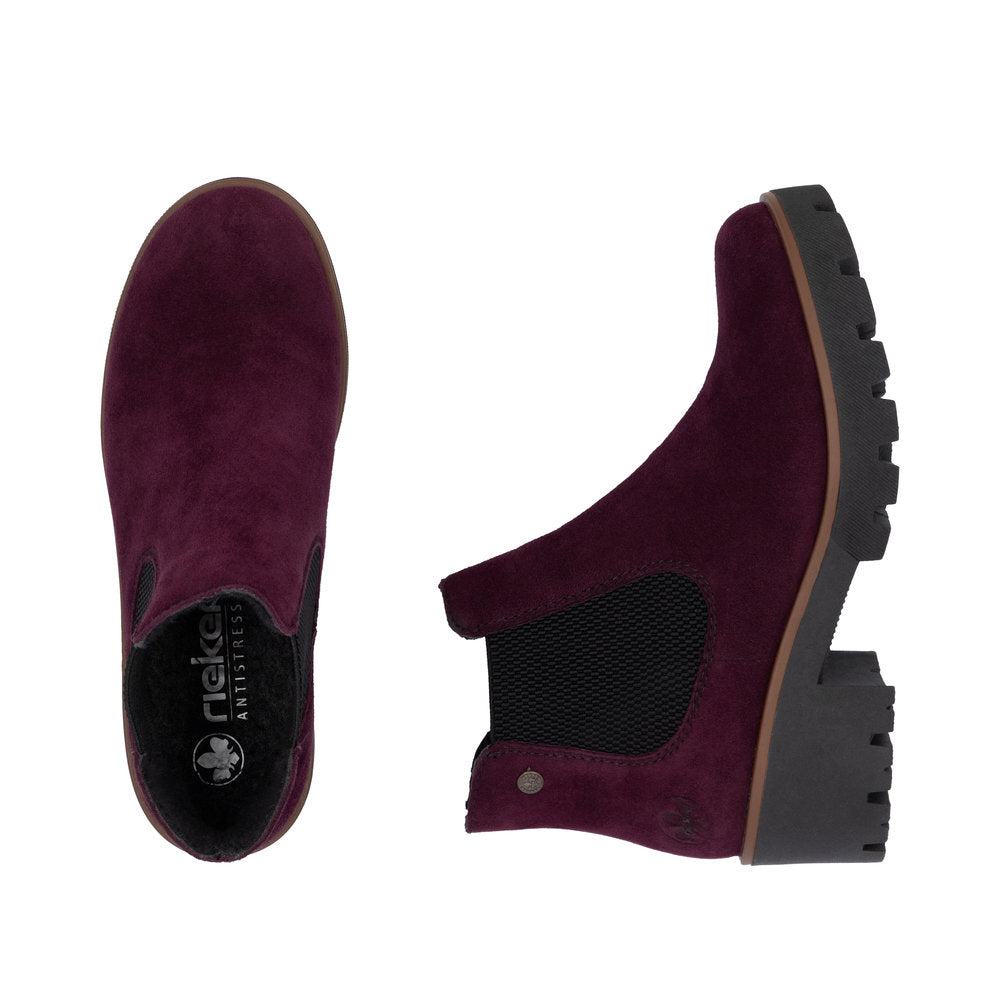 Rieker 79265-30 Womens Red Boots