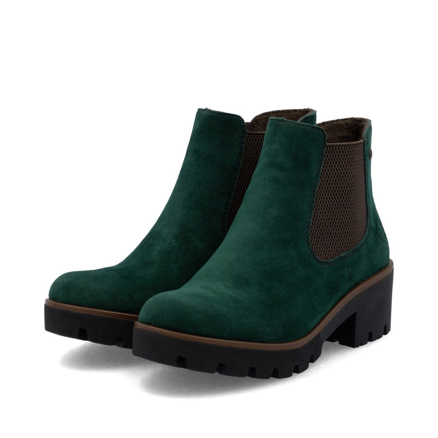Rieker 79265-55 Womens Green Boots