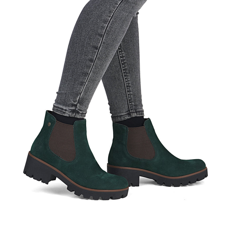 Rieker 79265-55 Womens Green Boots