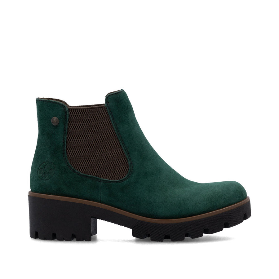 Rieker 79265-55 Womens Green Boots