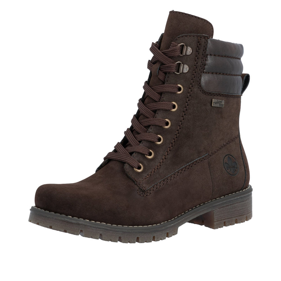 Rieker 79525-25 Burgundy Water Resistant Boots