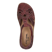 Josef Seibel Rosalie 29 Orchid Leather Sandals