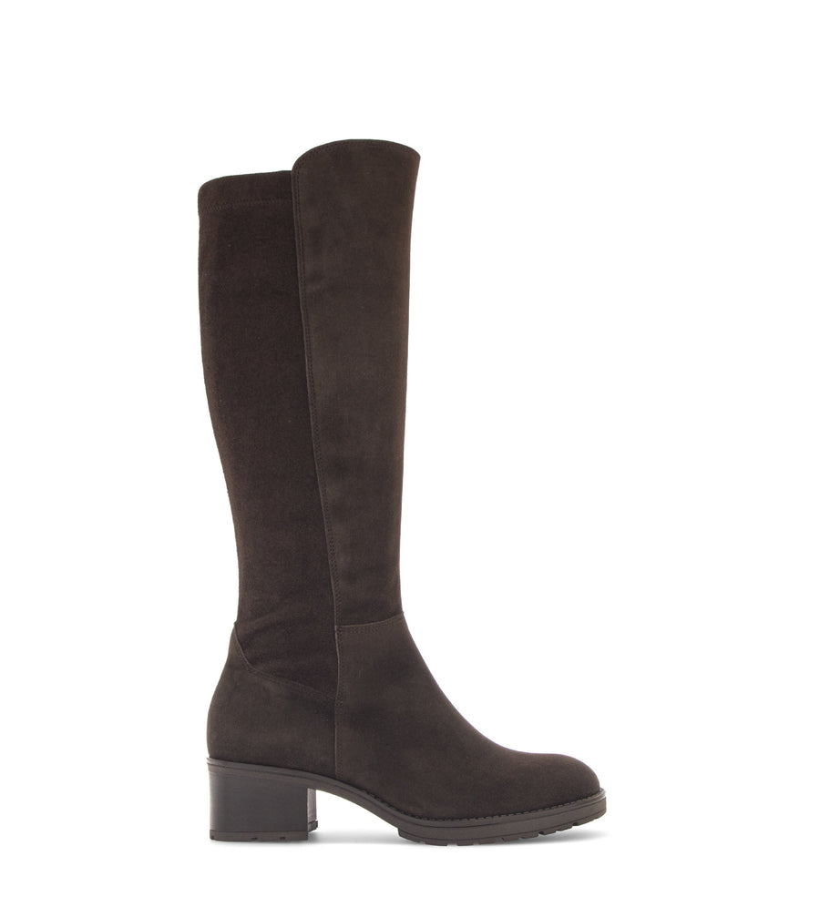 Gabor 8011.03.003 QUIZ Suede Wide Fit Stretch Brown Boots