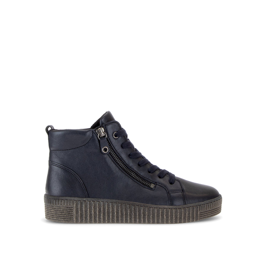 Gabor 8013.01.005 LAKE Navy Leather Boots