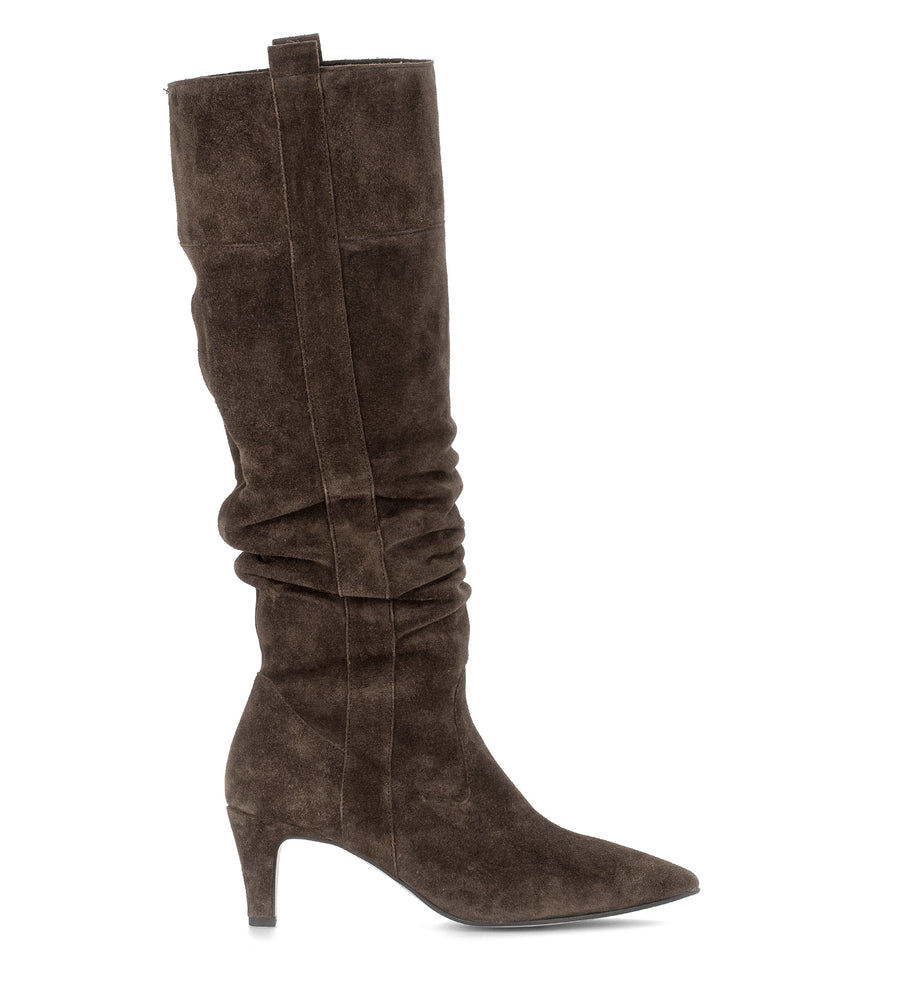 Gabor 8017.02.002 THANDIE Brown Suede Long Boots