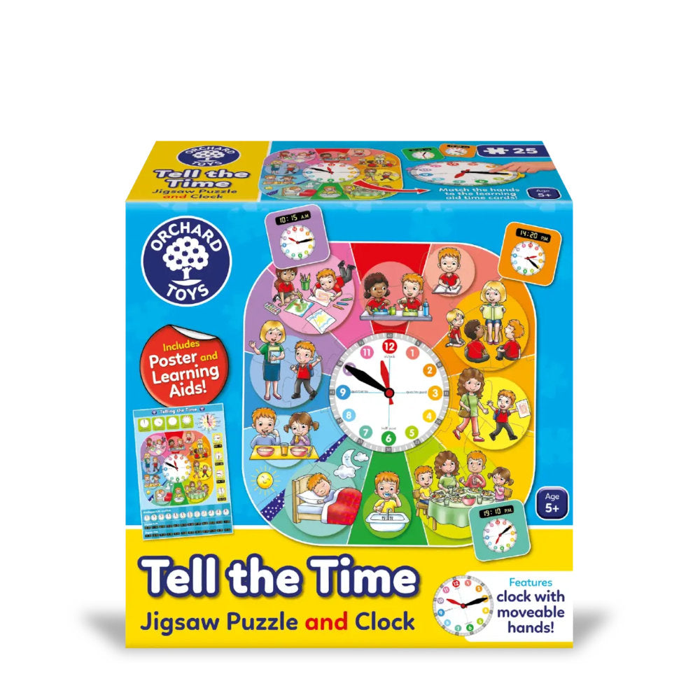 Tell the Time Jigsaw and Clock - FSC