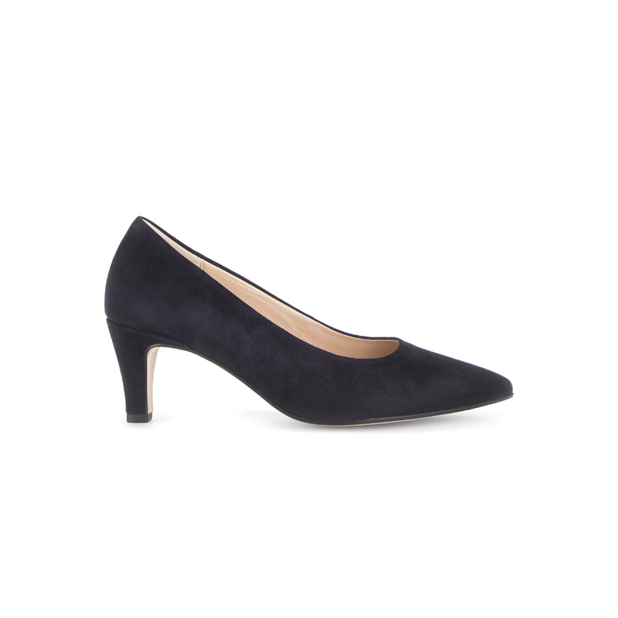 Gabor Daze 81.390.16 Dark Blue Suede Court Shoes