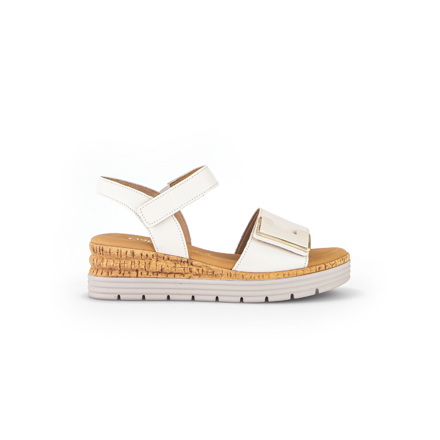 Gabor Shout 82.700.52 Cream Leather Sandals