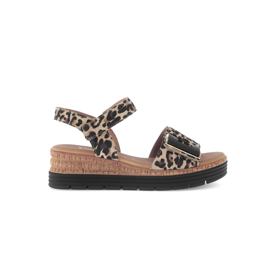 Gabor Shout 82.700.90 Leopard Print Sandals