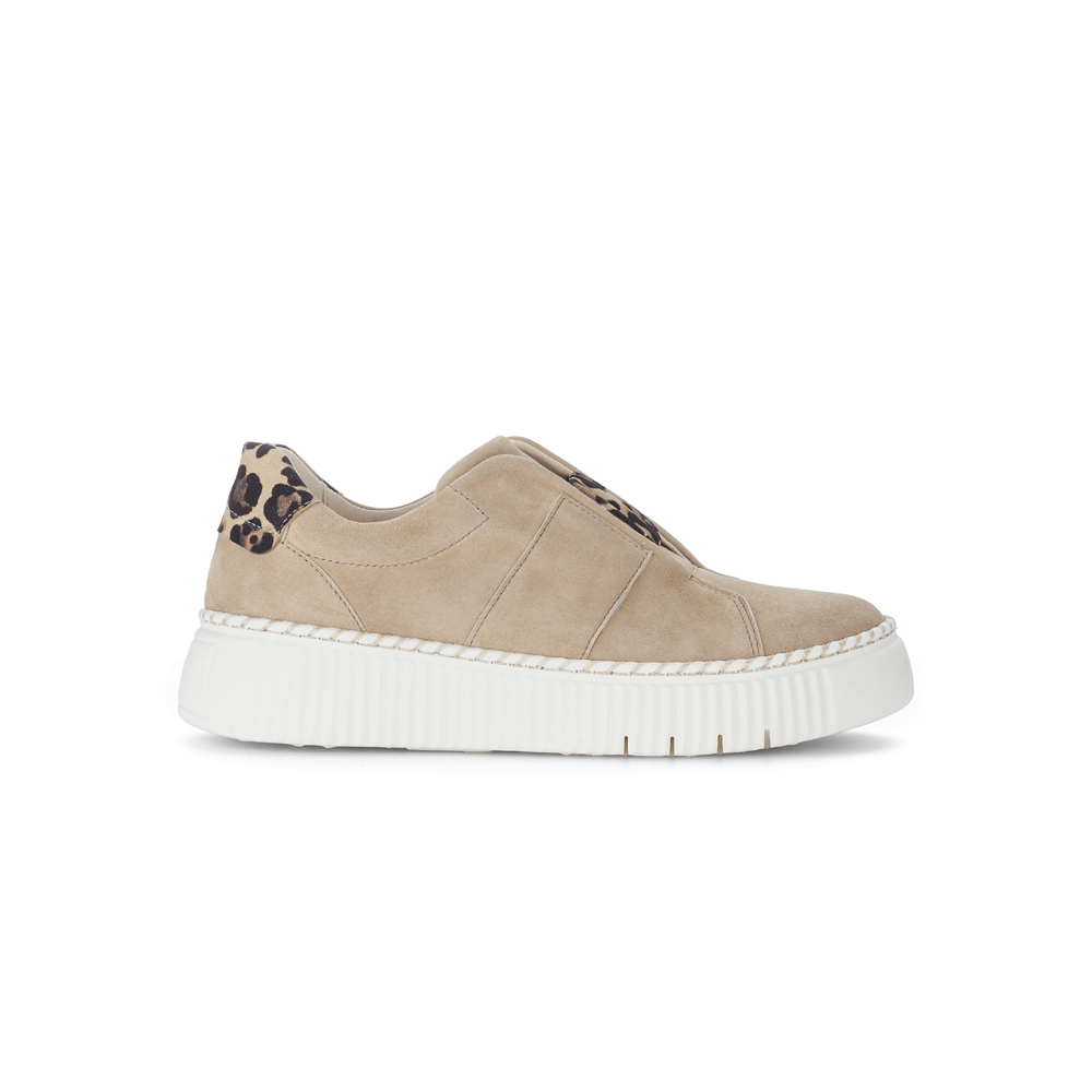 Gabor Satyr 83.242.32 Sand/Leopard Suede Chunky Sneakers