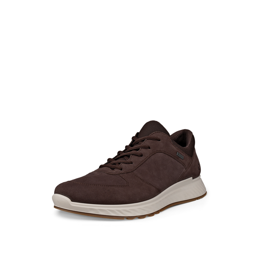 Ecco 835304-02178 Exostride M Low Goretex Waterproof Mocha Casual Sneakers