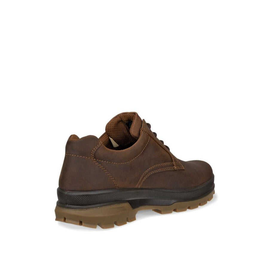 Ecco 838164 02034 Rugged Track Waterproof Plain Toe Camel Shoes