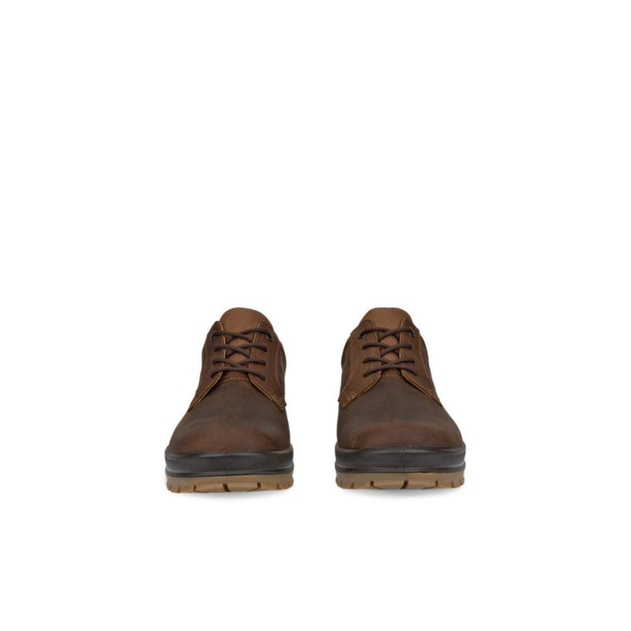 Ecco 838164 02034 Rugged Track Waterproof Plain Toe Camel Shoes