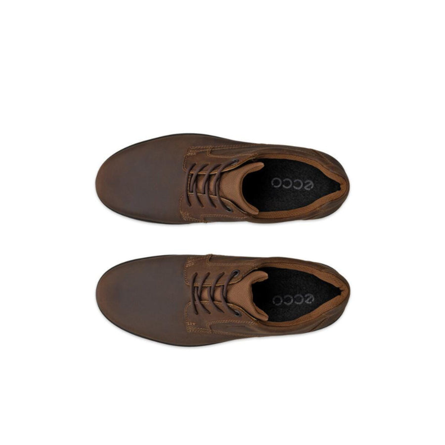 Ecco 838164 02034 Rugged Track Waterproof Plain Toe Camel Shoes