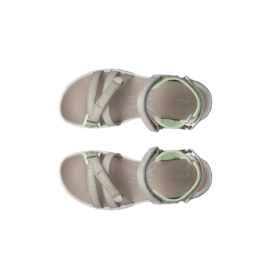 Ecco 853303-61547 Offroad Roam W Lea Tex Pure Cashmere / Lime Walking Sandals