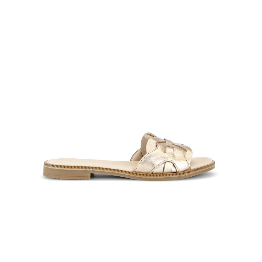 Gabor Pamela 85.512.62 Champagne Leather Mules G Fit