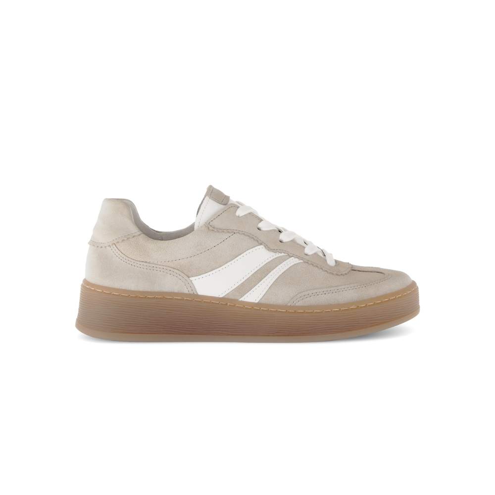 Gabor Dahma 86.475.33 Beige/White Suede Sneakers