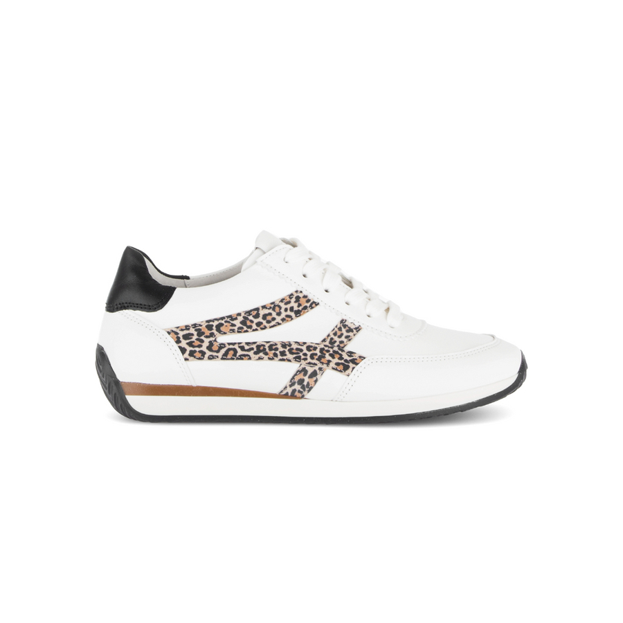 Gabor Globe 86.556.21 Latte/Leopard Wide Fit Sneakers