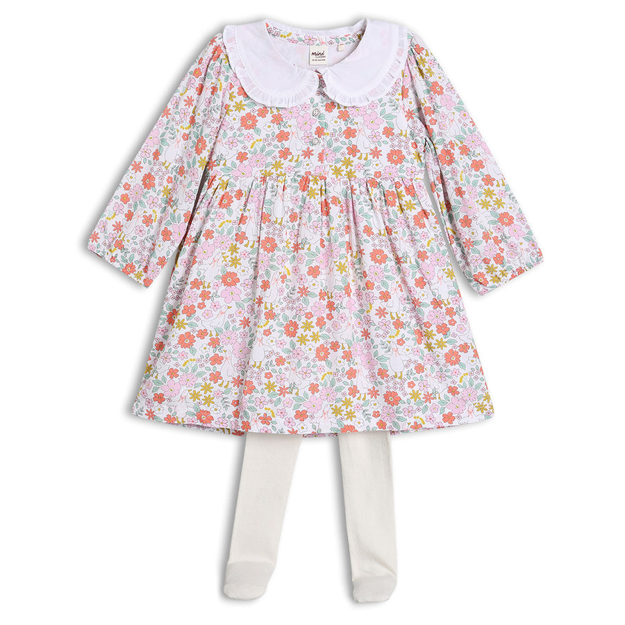 Mini Cuddles Girls Multi 2 Piece Dress