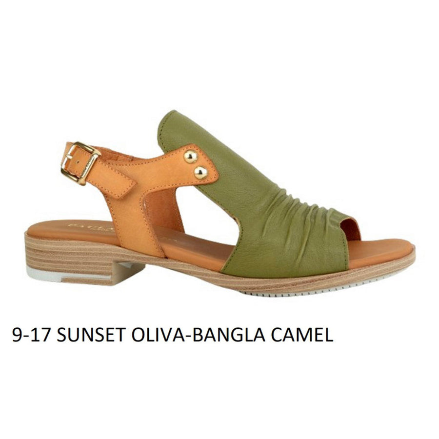 Paula Urban 9-17 Sunset Olive Sandals