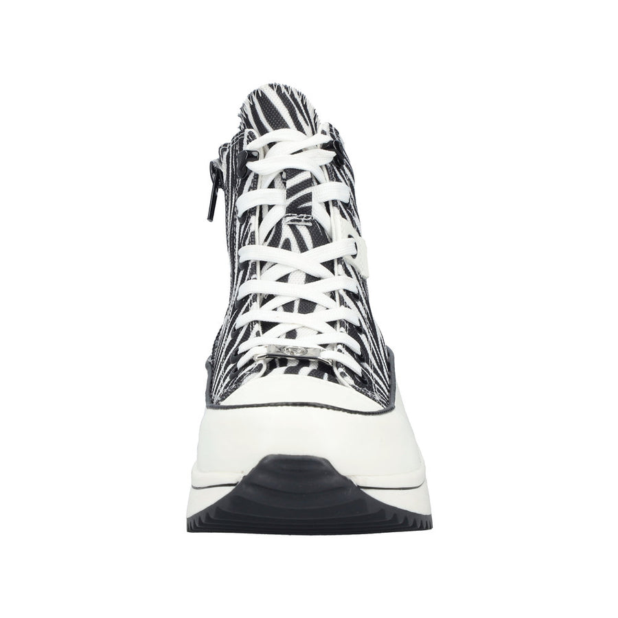 Rieker 90010-80 Zebra Print Hi Top Boot