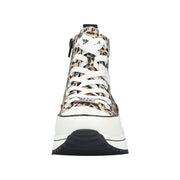 Rieker 90010-91 Animal Print Hi Top Boot