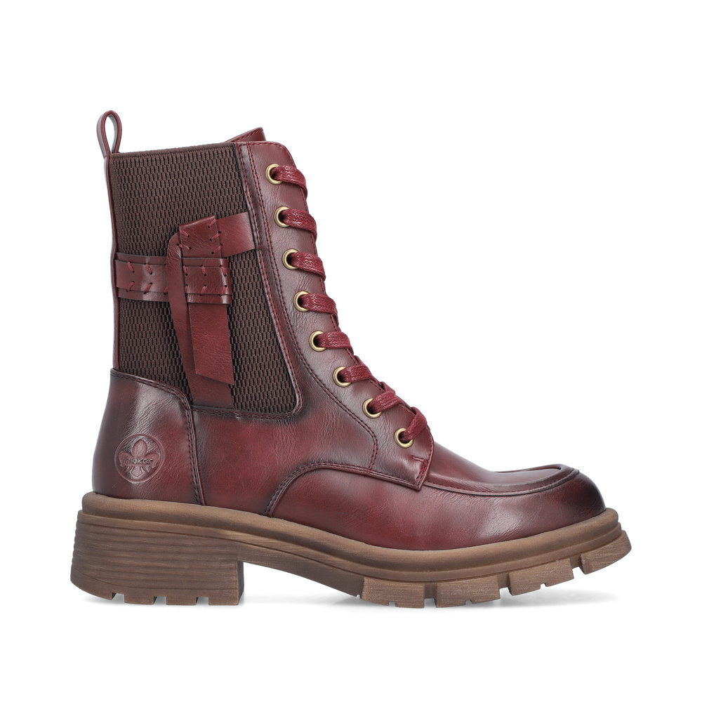 Rieker 91432-35 Womens Wine Boots