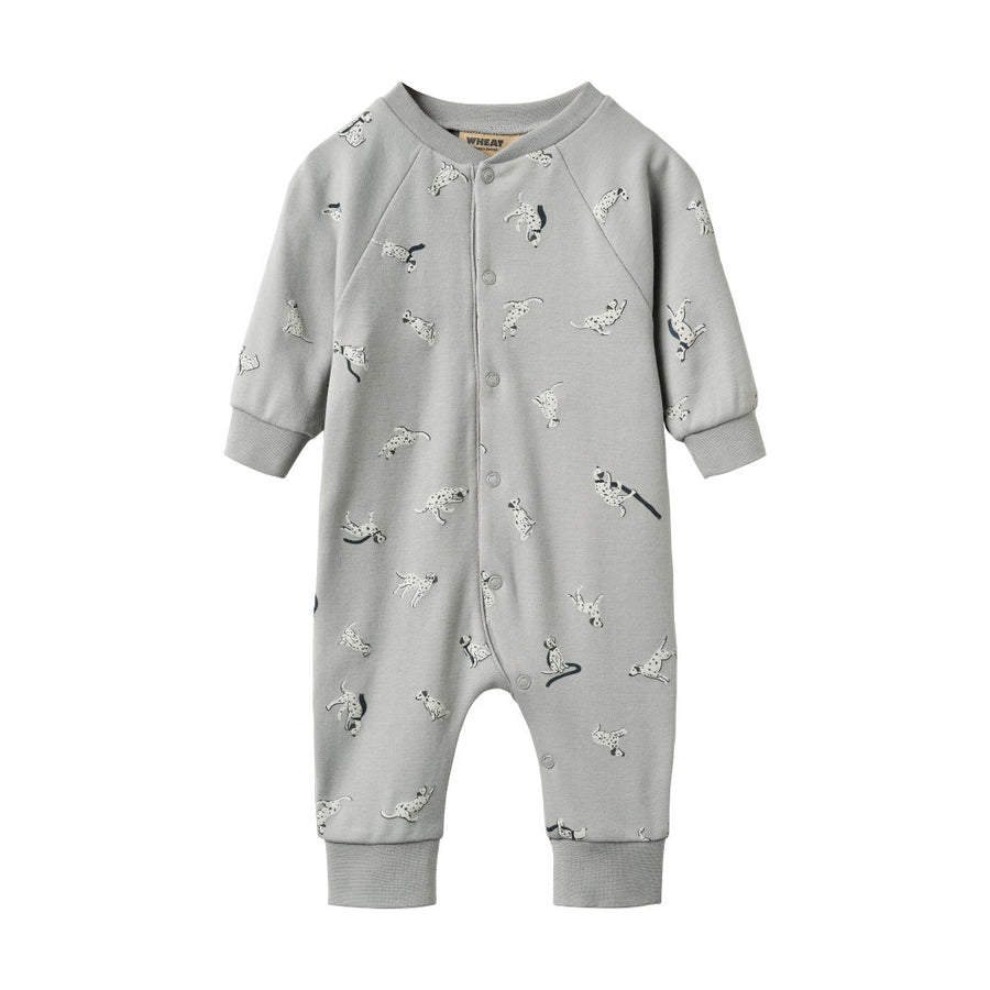 Wheat 9324-186-GOTS Jumpsuit L/S Lou 9035 Dogs With Dots