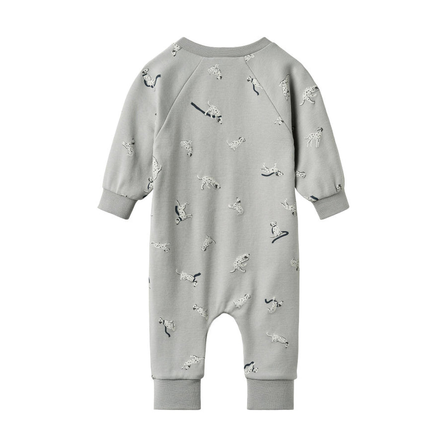 Wheat 9324-186-GOTS Jumpsuit L/S Lou 9035 Dogs With Dots