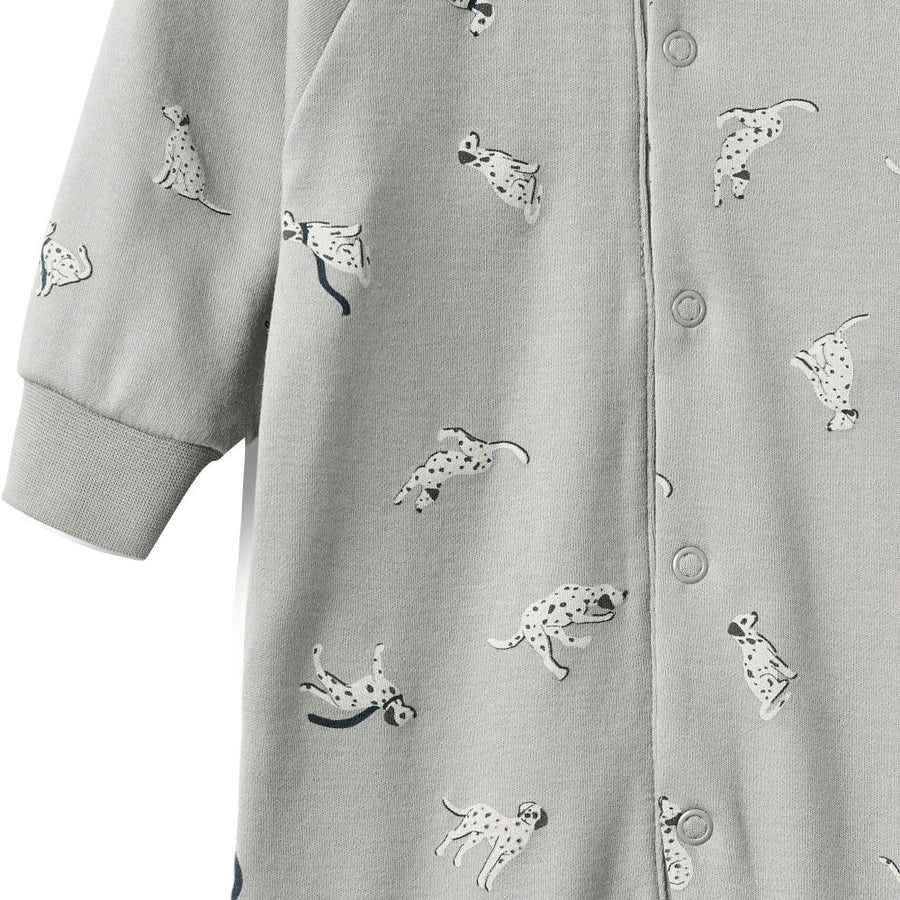 Wheat 9324-186-GOTS Jumpsuit L/S Lou 9035 Dogs With Dots