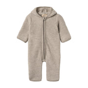 Wheat Wool Fleece Suit Ata - 3204 Khaki Melange