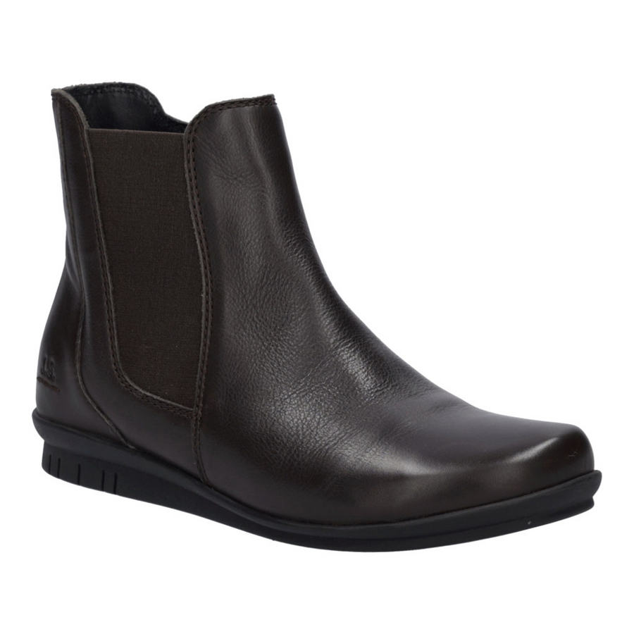 Josef Seibel Violet 05 Chocolate Leather Wide Boots