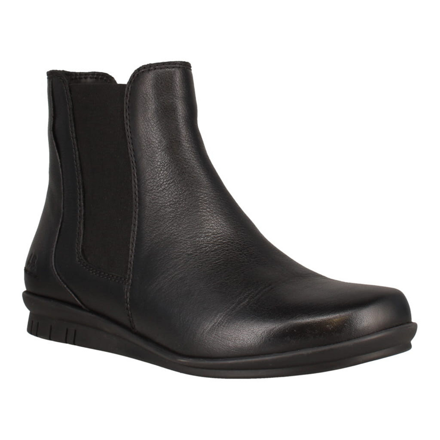 Josef Seibel Violet 05 Black Leather Wide Boots