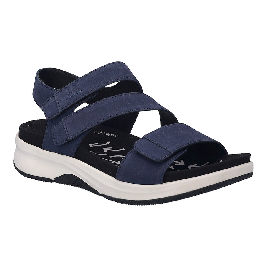 Josef Seibel Estelle 03 Navy Microfiber Sandals