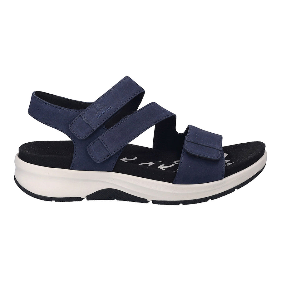 Josef Seibel Estelle 03 Navy Microfiber Sandals