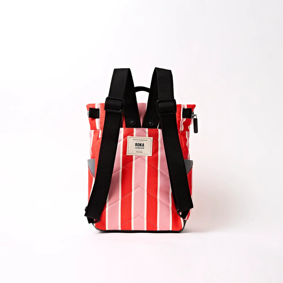 Roka Canfield Backpack in Seaside Stripe Canvas
