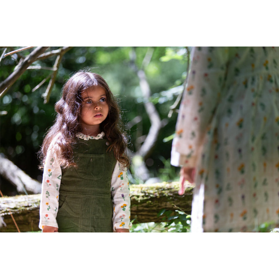 Little Green Radicals Botanical Collar Classic Blouse Cream