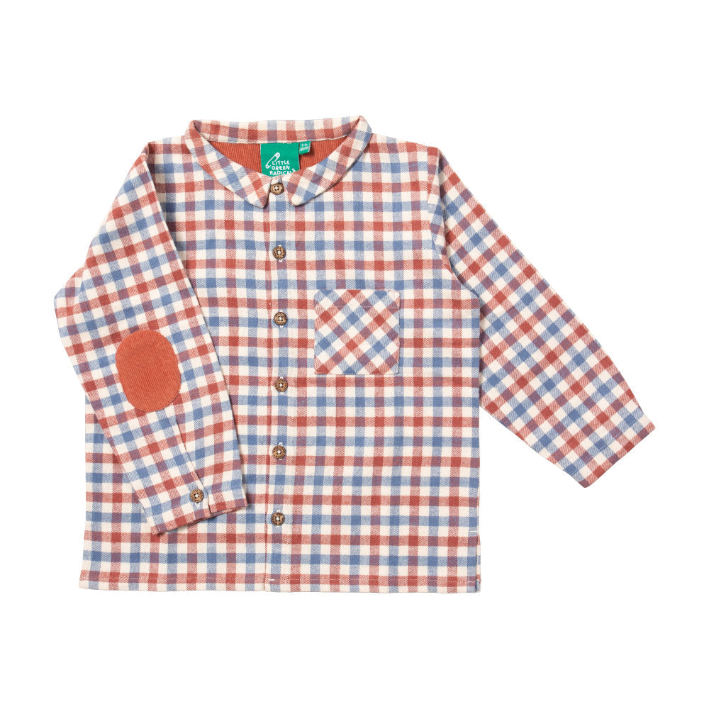 Little Green Radicals Ginger Check Long Sleeve Shirt Multi