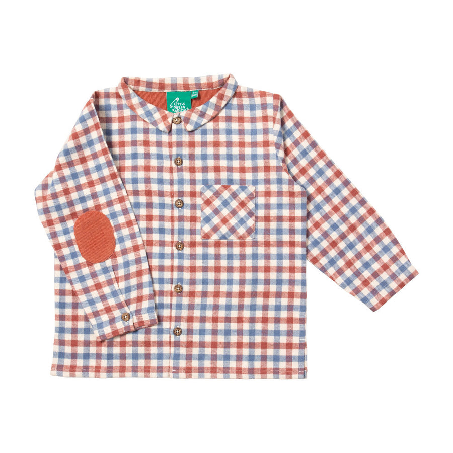 Little Green Radicals Ginger Check Long Sleeve Shirt Multi