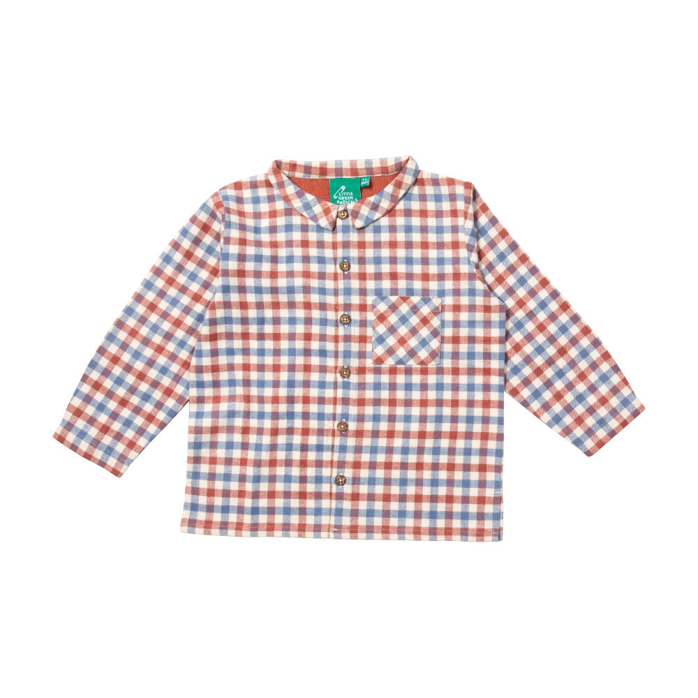 Little Green Radicals Ginger Check Long Sleeve Shirt Multi