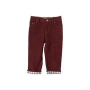 Little Green Radicals Chocolate Corduroy 
Lined Adventure Jeans Brown