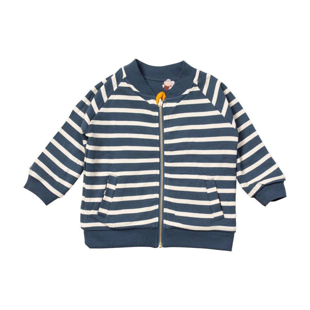 Little Green Radicals Sleeping Sheep Reversible Easy Rider Jacket Blue
