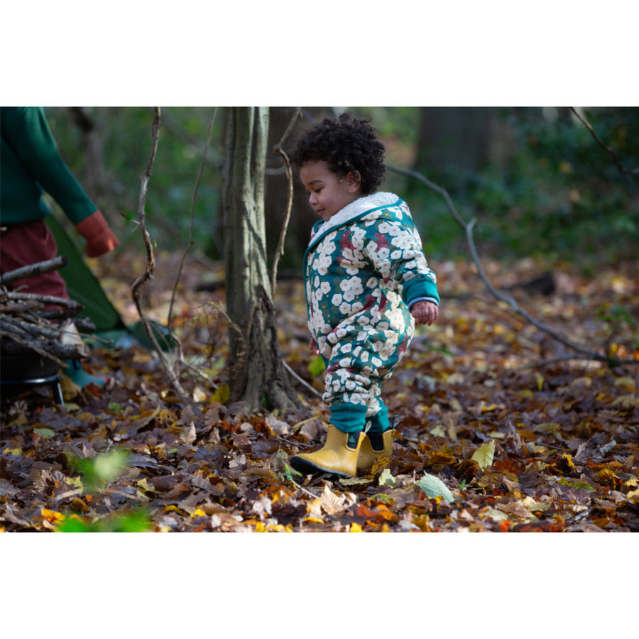 Little Green Radicals Hedgerow Sherpa Lined Snowsuit Blue