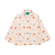 Little Green Radicals Moon and Sun Classic Pyjamas Cream