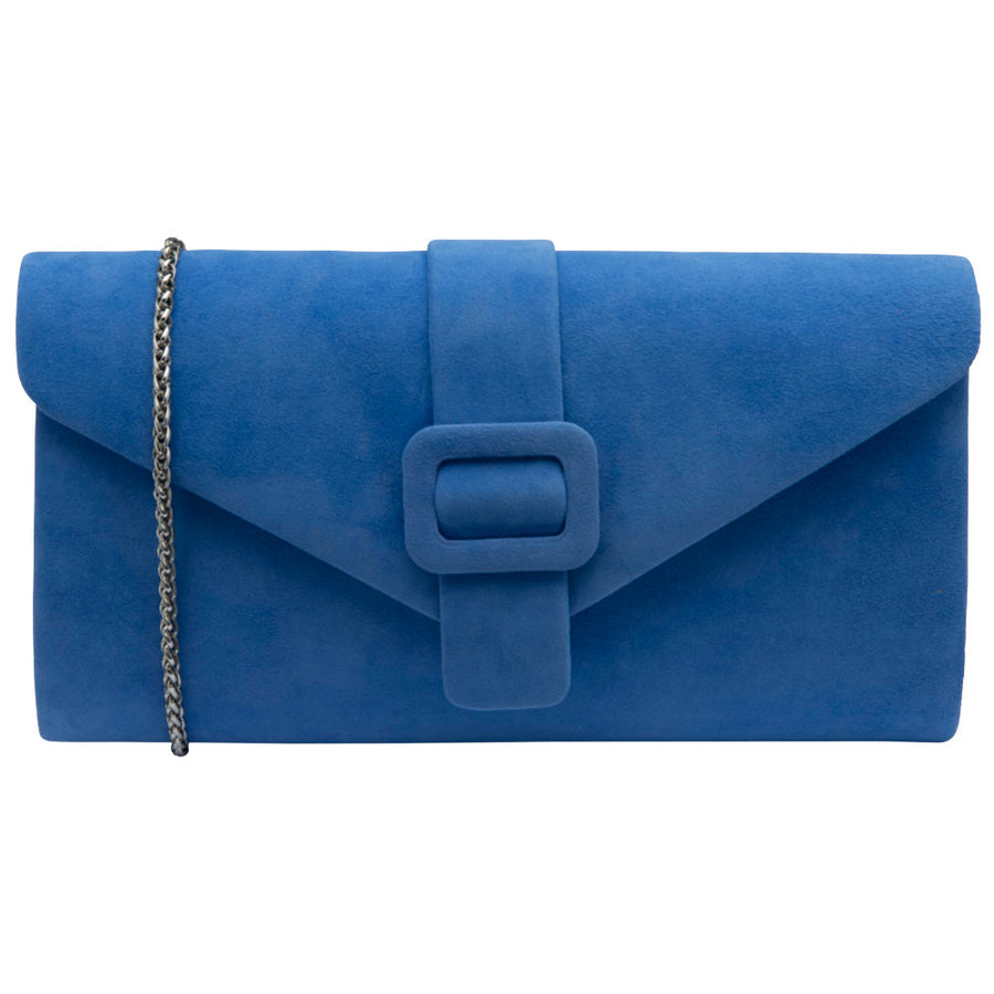 Lotus Aletta Bag - Cornflower Blue Suede - ULG085ES0