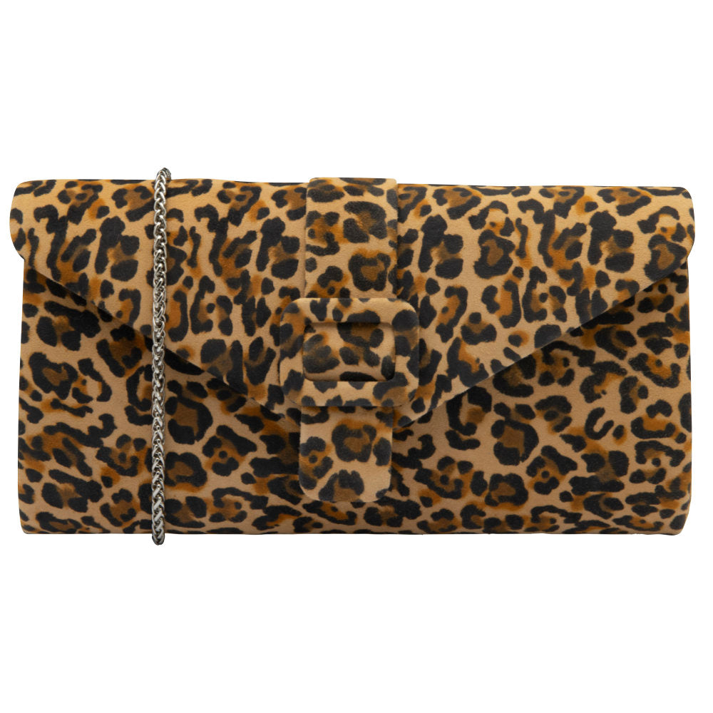 Lotus Aletta Leopard Suede Bag