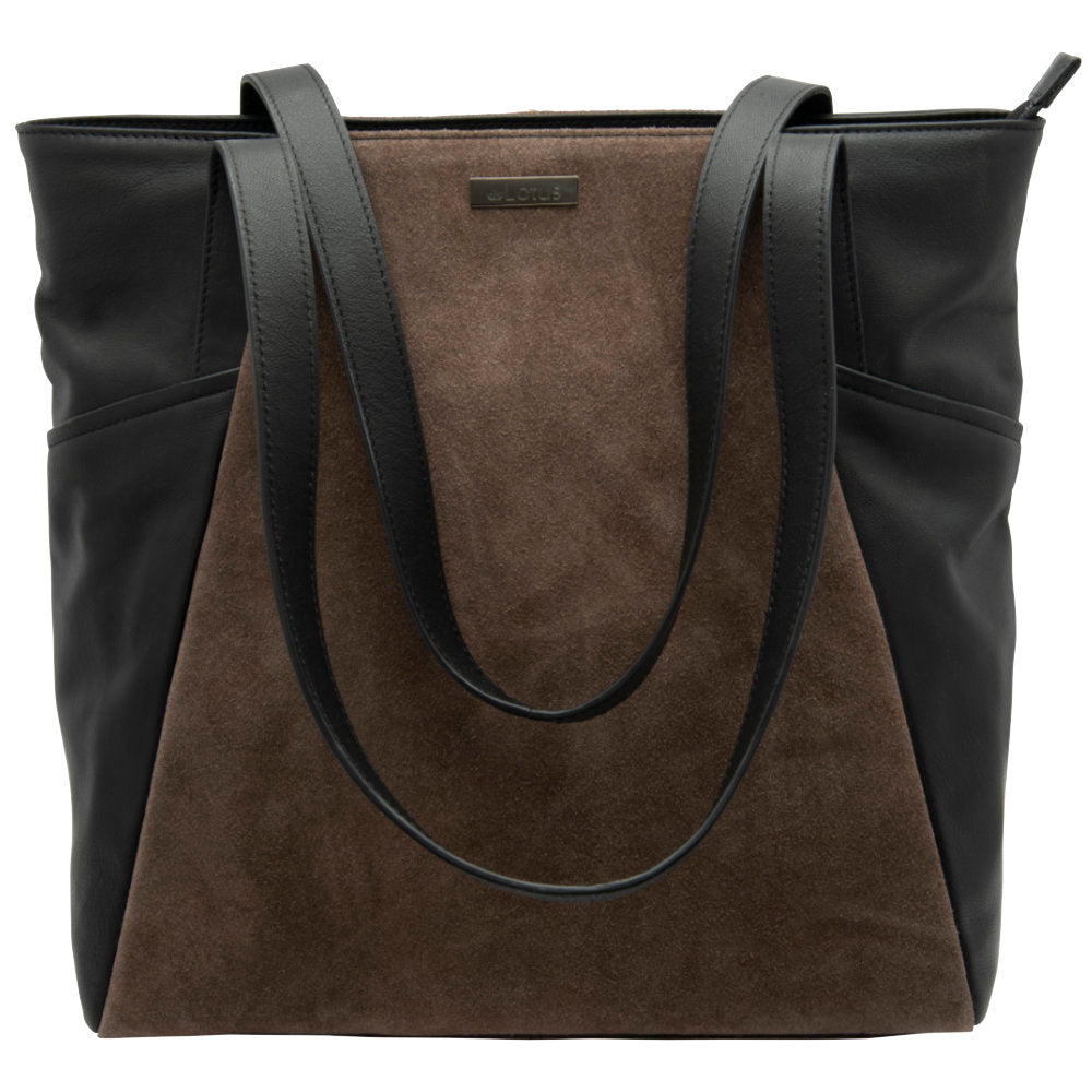 Lotus Amelie Black/Taupe Bag